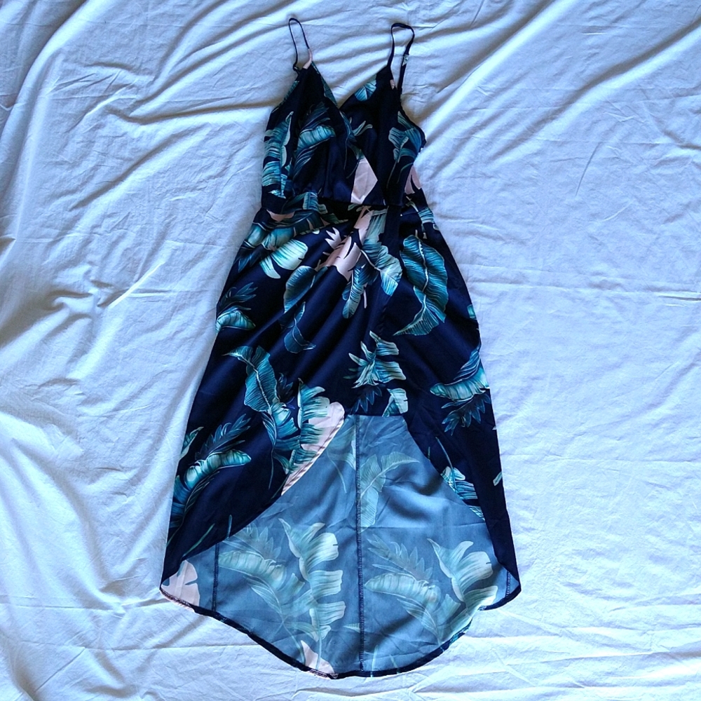 Tropical floral dress